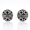 Tibetan Style Alloy Beads TIBE-Q063-120AS-NR-2