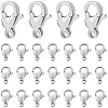 SUNNYCLUE 100Pcs 304 Stainless Steel Lobster Claw Clasps STAS-SC0007-16-1