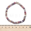 Natural Plum Blossom Tourmaline Beaded Stretch Bracelets for Women BJEW-JB13921-3
