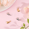 4Pcs 2 Colors Valentine's Day 304 Stainless Steel Charms STAS-BBC0006-12-4