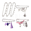 45Pcs 3 Style Stainless Steel Safety Pins STAS-TA0001-31-9