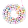 Anti-Tarnish Electroplate Glass Beads Strands EGLA-T021-6mm-15-12-3
