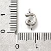 Brass Connector Charms KK-P295-01P-G-3