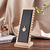 Bamboo Wood Jewelry Collection Necklace Display Stand ODIS-WH0005-06A-6