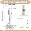 Stainless Steel Double T Bar Jewelry Display Towers ODIS-WH0108-065-2
