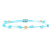Multicolor braided star bracelet unisex stylish accessory versatile jewelry trendy design QF7407-3-1