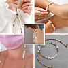 500Pcs 5 Style Plating Acrylic Beads PACR-BY0001-01-8