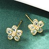 Brass Earring Studs KK-S348-421-3