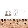 S925 Sterling Silver Stud Earrings EJEW-K303-01S-05-4