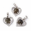 Natural Labradorite Pendants G-P484-04P-06-1