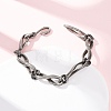 304 Stainless Steel Link Chain Bracelets for Women Men BJEW-C148-04AS-2