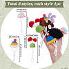 8Pcs 8 Styles Polyester Doll Hat DIY-SC0033-54A-2