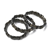 Bamboo Natural Golden Sheen Obsidian Beads Stretch Bracelets for Women Men BJEW-K304-01D-4