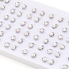 Brass & Natural Pearl Stud Earrings PEAR-N020-WX13-5