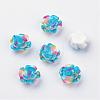 Spray Painted Resin Cabochons CRES-Q190-01-2