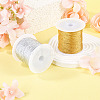 2 Rolls 2 Colors 6-Ply Round PET Metallic Thread MCOR-TA0001-03B-7