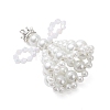 Pearlized Glass Pearl Beads Big Pendants PALLOY-MZ01193-02-3