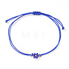Adjustable Glass Seed Bead Link Bracelets DH6590-8-1