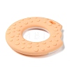 Donut Food Grade Eco-Friendly Silicone Focal Beads SIL-Q023-01D-2