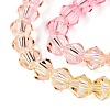 Gradient Color Baking Paint Glass Bead Strands X1-DGLA-A039-T6mm-A02-3