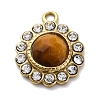 Natural Tiger Eye Faceted Charms STAS-S163-38G-02-1