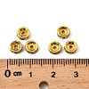 Iron Crystal Rhinestone Spacer Beads X-RB-A009-6MM-G-2