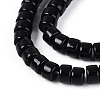 Opaque Solid Color Glass Beads Strands GLAA-N026-2x4mm-11-3