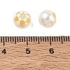Sports Printed ABS Plastic Beads PL-CBA1C22-03-3
