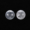 Transparent Handmade Blown Glass Globe Beads GLAA-T012-33B-2