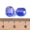 Electroplate Column Glass Beads EGLA-A043-02-AB14-3