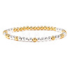 Brass Beads Stretch Bracelets for Women CW0227-10-1