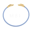 Braided Steel Wire Bangles Making KK-CBA6056-02F-G-1