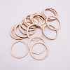 Unfinished Wood Linking Rings WOOD-WH0099-12F-1