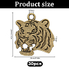 Tibetan Style Alloy Pendanrs FIND-WH0199-392AB-2