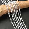 Natural Quartz Crystal Round Beads Strands X-G-J303-01-4mm-1
