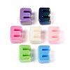 UV Plating Opaque Acrylic European Beads OACR-M027-03E-2