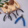 Kissitty Carbon Steel Jewelry Pliers PT-YS0001-01-5