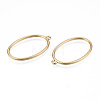 Alloy Open Back Bezel Pendants X-PALLOY-T085-08LG-1