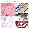 400Pcs 4 Colors Transparent Glass Beads EGLA-ME0001-05-5