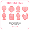 Halloween PP Plastic Cookie Cutters DIY-HY0003-56C-2