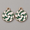 Christmas Themed Alloy Enamel Pendants ENAM-WH0058-017B-2