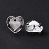 Glass Heart Beads GLAA-D005-01H-4