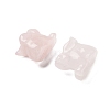 Natural Rose Quartz Carved Figurines DJEW-L023-E15-2