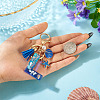 Star Resin & Shell Keychains KEYC-TAC00087-01L-5
