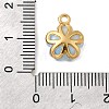 Alloy Glass Charms FIND-C079-05G-04-3