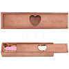 1Pc Rectangle Wooden Pregnancy Test Keepsake Slider Boxes CON-WR0001-18-1