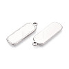 304 Stainless Steel Pendant Cabochon Settings STAS-N108-62P-2
