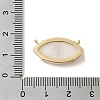 Natural White Jade Pendants KK-C255-22G-06-3