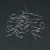 Tarnish Resistant 304 Stainless Steel Earring Hooks STAS-G140-73P-2