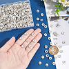 Unicraftale 500Pcs Iron Rhinestone Spacer Beads RB-UN0001-12-4